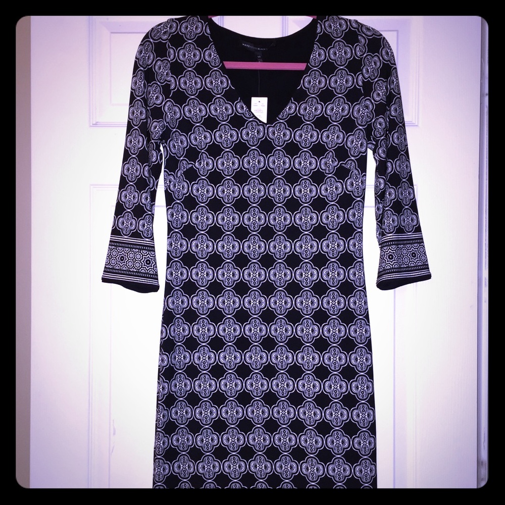 White House Black Market Reversible Dress NWT